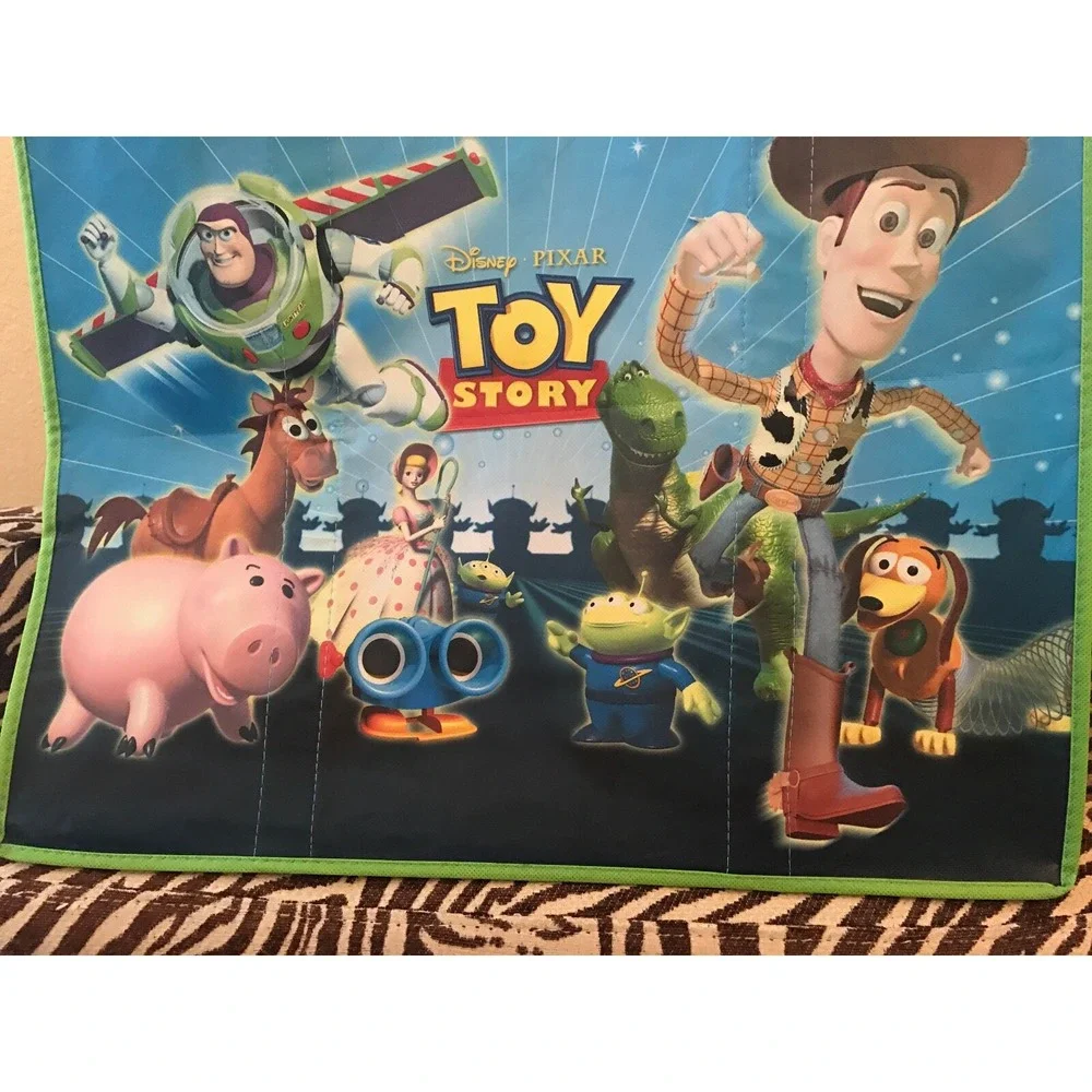 Disney Store XL Toy Story Reusable Shopping Basket Tote Bag Grocery Birthday NEW